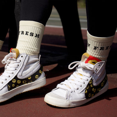 STAY FRESH Socks Ecru